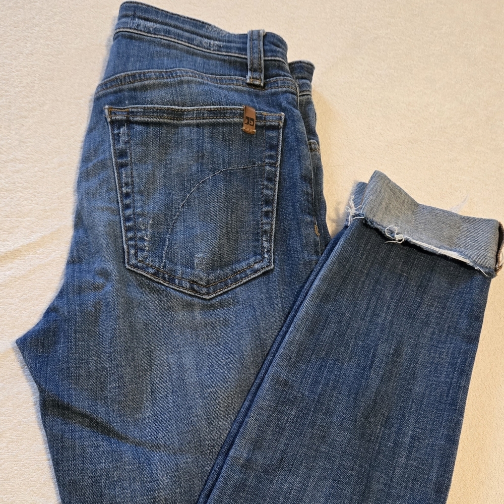 Joe's Jeans Dark Blue Ankle Cropped Denim